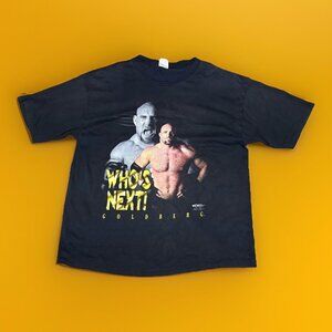 Vintage Goldberg Who’s Next WCW 1998 T Shirt Sz 2XL Faded
